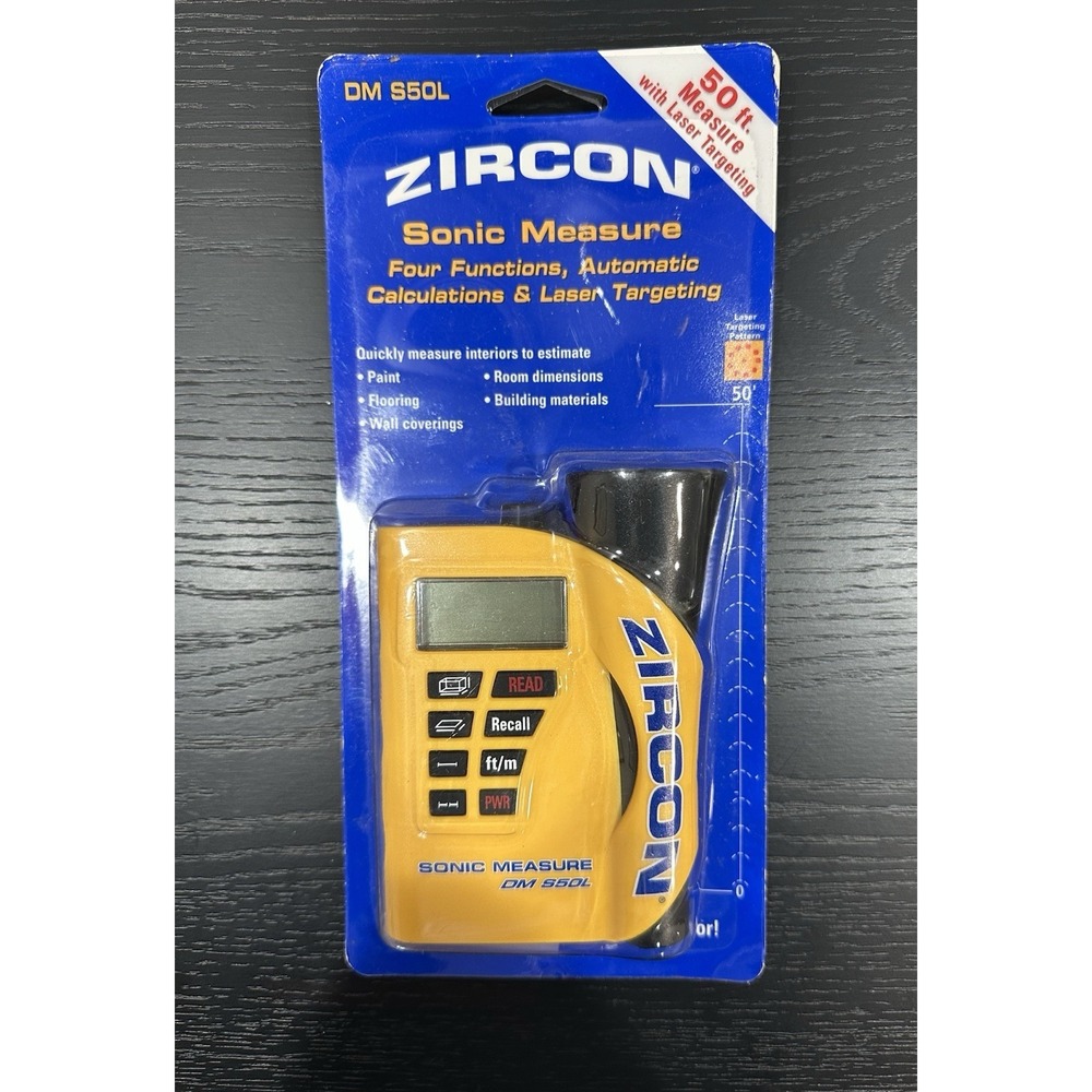 Zircon Sonic Measure Laser Targeting & Auto Calculations‎ DM S50L Device NEW